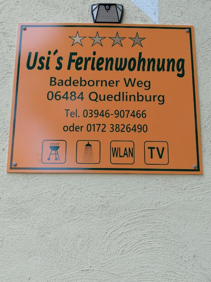 USIS_FERIENWOHNUNG im Harz Quedlinburg Zewnętrze zdjęcie